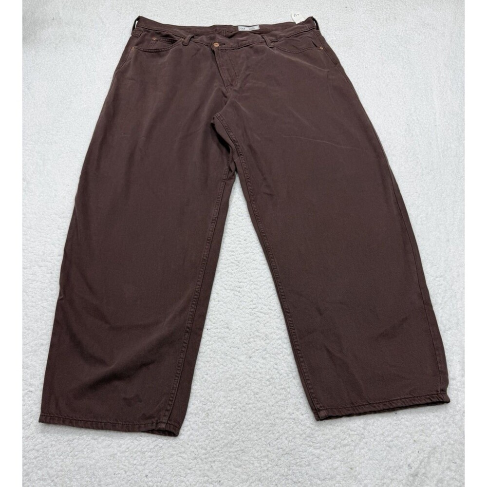 Gap Jeans Pants Brown Barrel High Rise Ultrasoft Boho Retro Preppy Size 20 R NWT